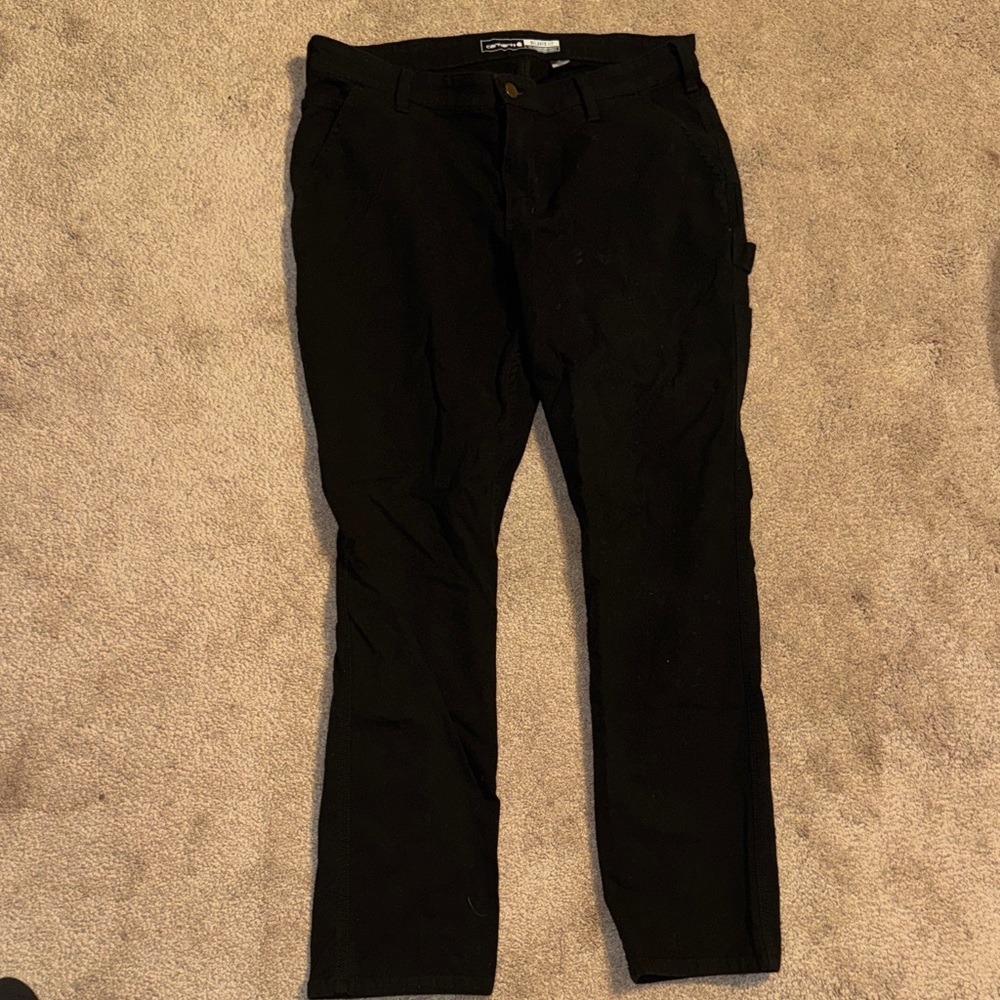 Carhartt Black Relaxed Fit Pants